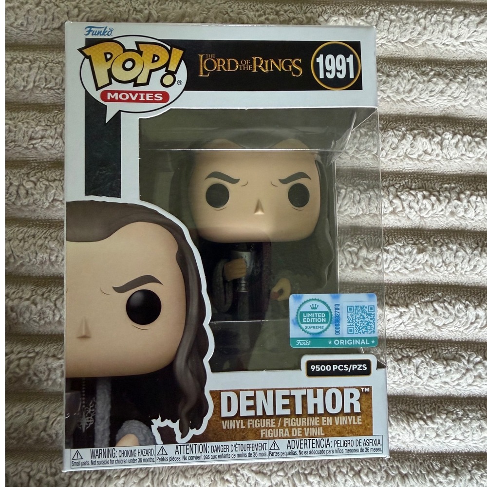Funko Pop Lord of the Rings Denethor 1991 Limited Edition Supreme 9500 PCS